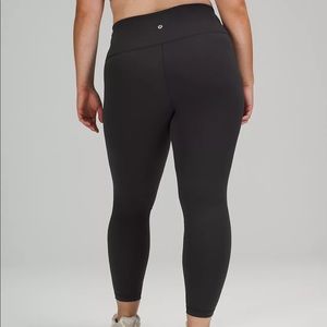 Lululemon Like New Wunder Train High-Rise Tight 25" Black Size 6